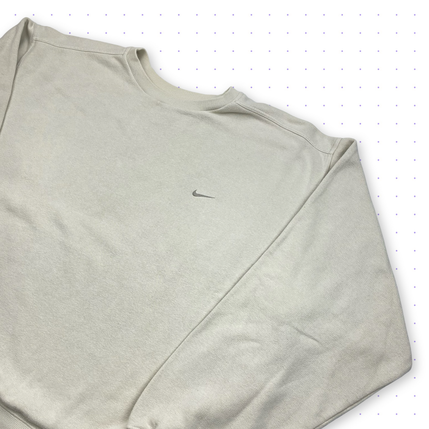 00s Nike Boxy Sweater Washed Beige