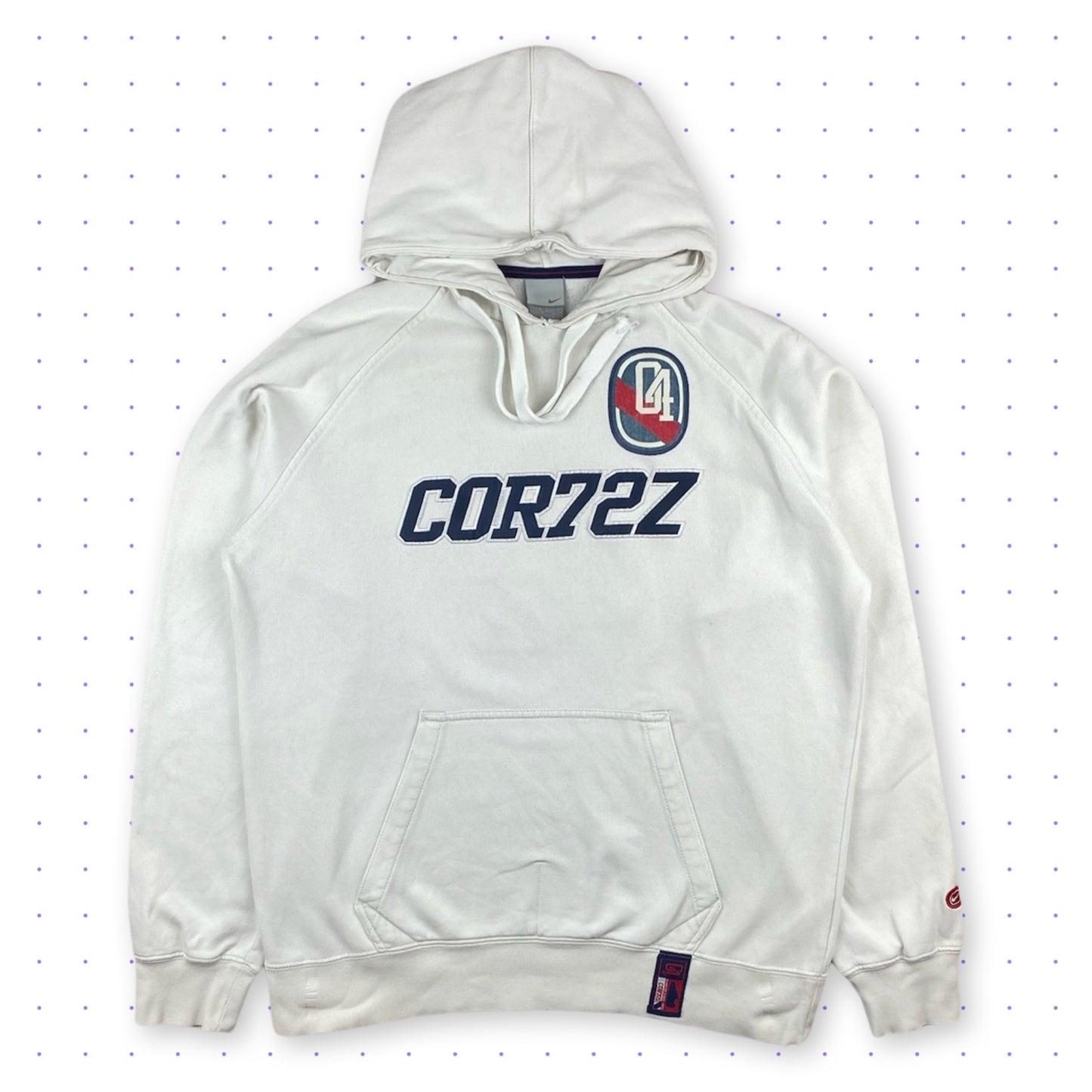 00s Nike Cortez Hoodie White