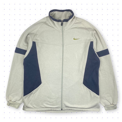 90s Nike Spellout Full Zip Sweater