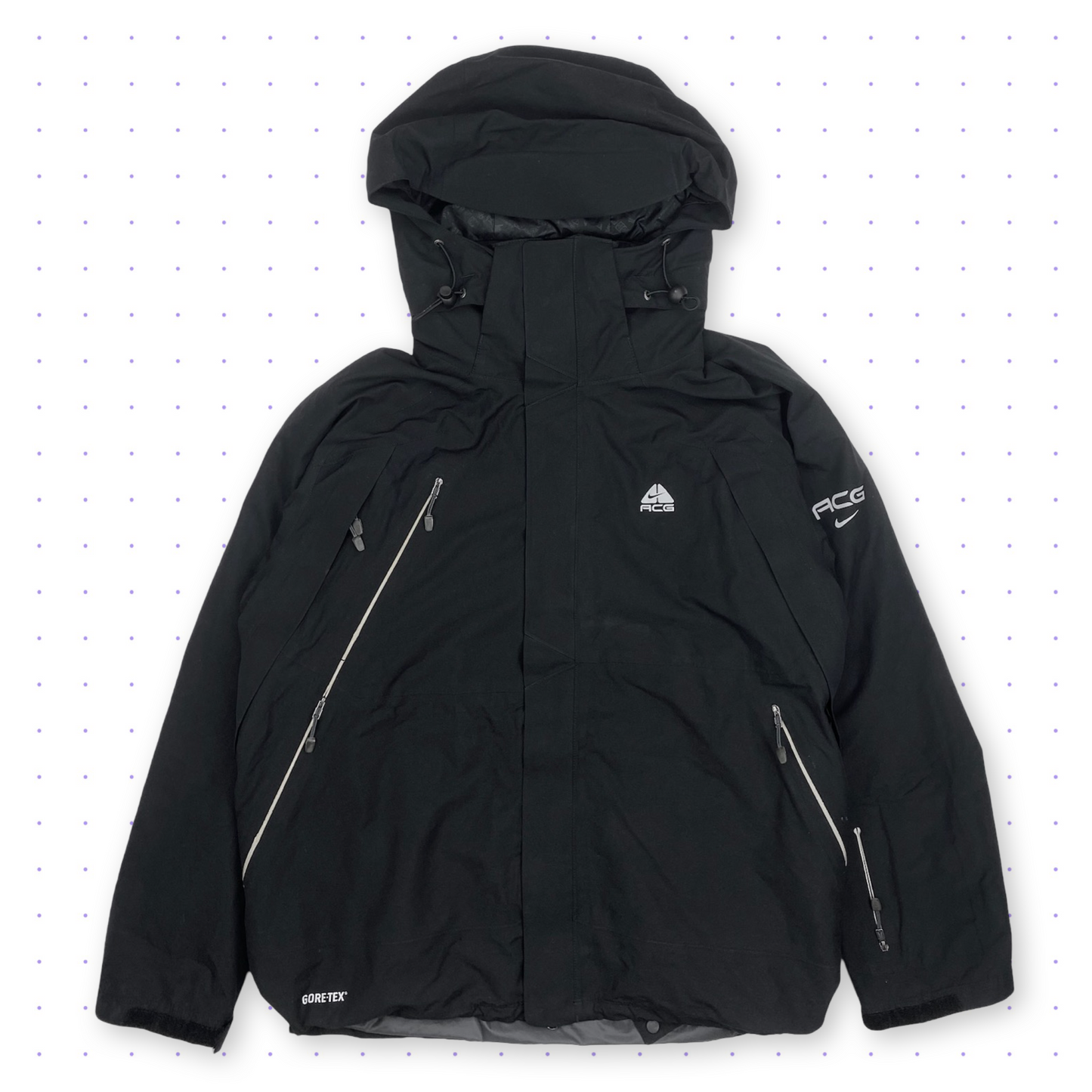 00s Nike ACG Gore-Tex Technical Ventilated Padded Jacket Black