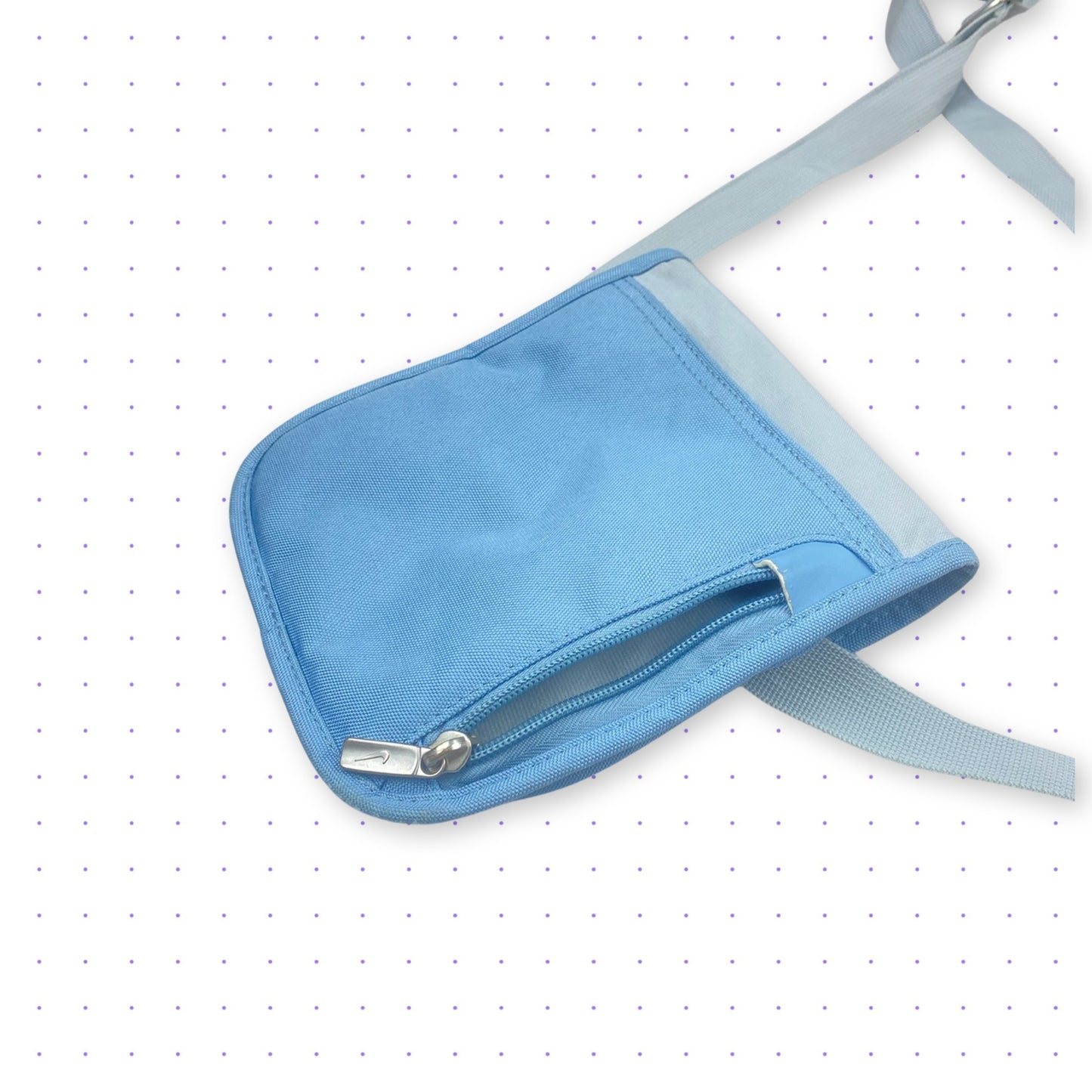 00s Nike Reflective Side Bag Baby-Blue