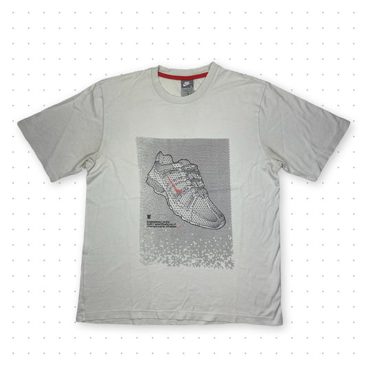 00s Nike Shox Graphic T-Shirt Light Grey