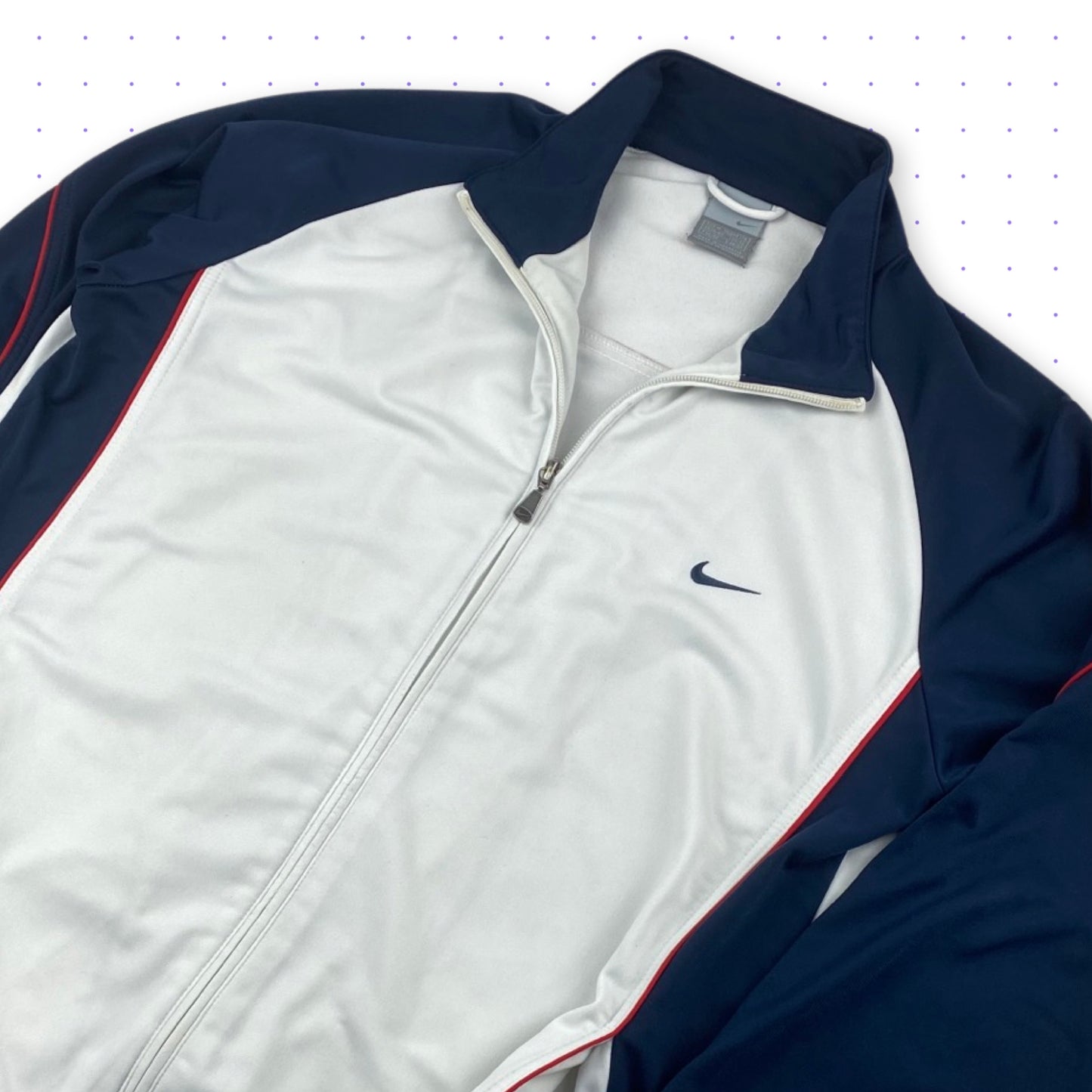 00s Nike Tracksuit White/Navy