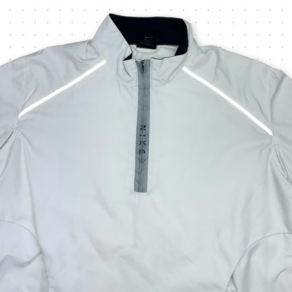 00s Nike Clima-Fit Ventilated Half-Zip Jacket White