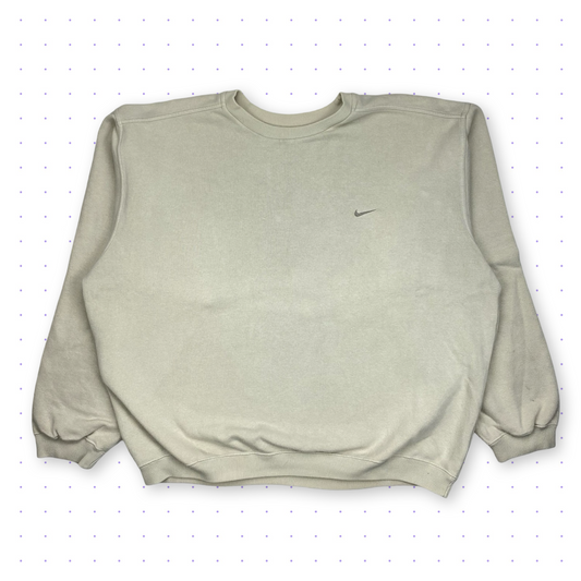 00s Nike Boxy Sweater Washed Beige