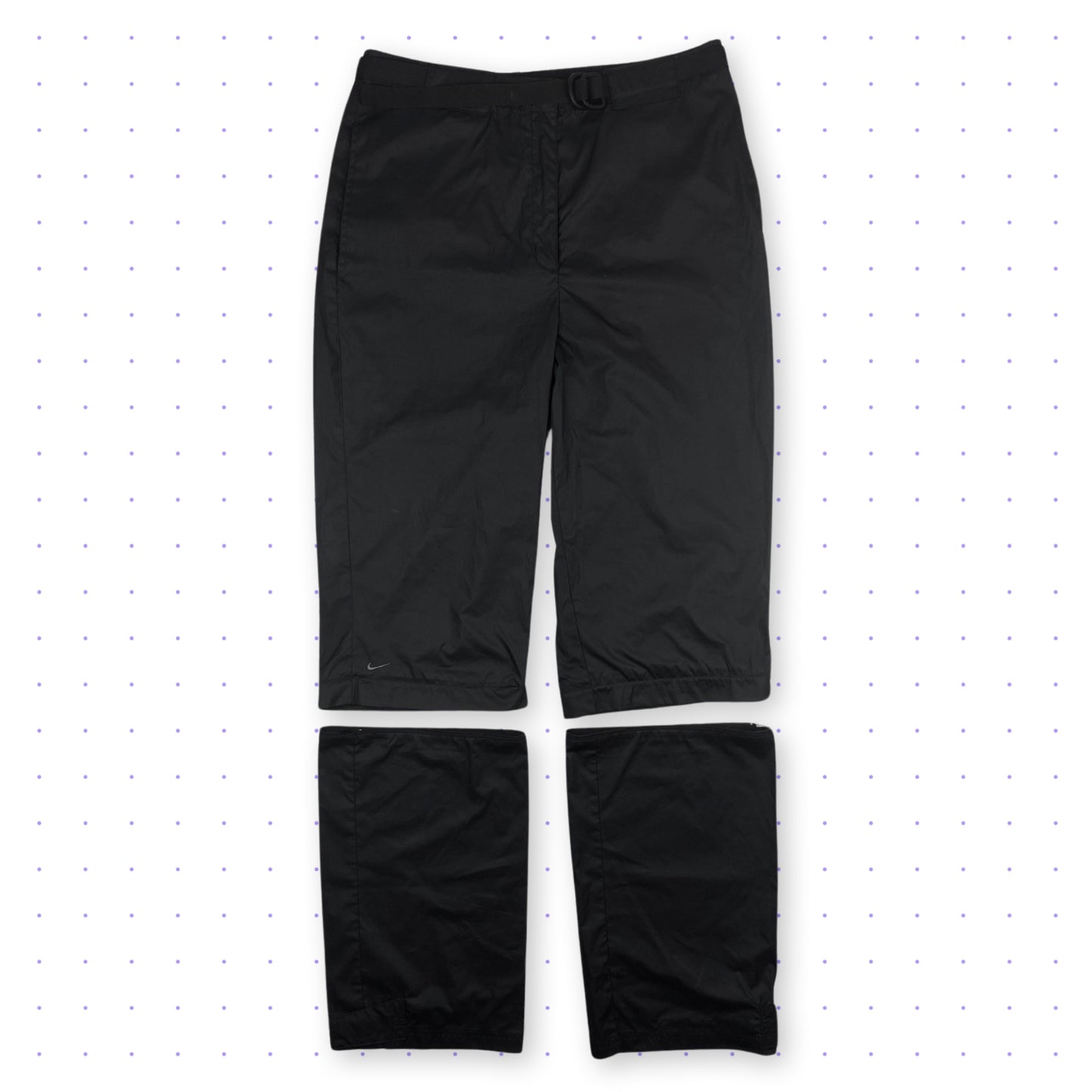 00s Nike Clima-Fit 2in1 Pants Black