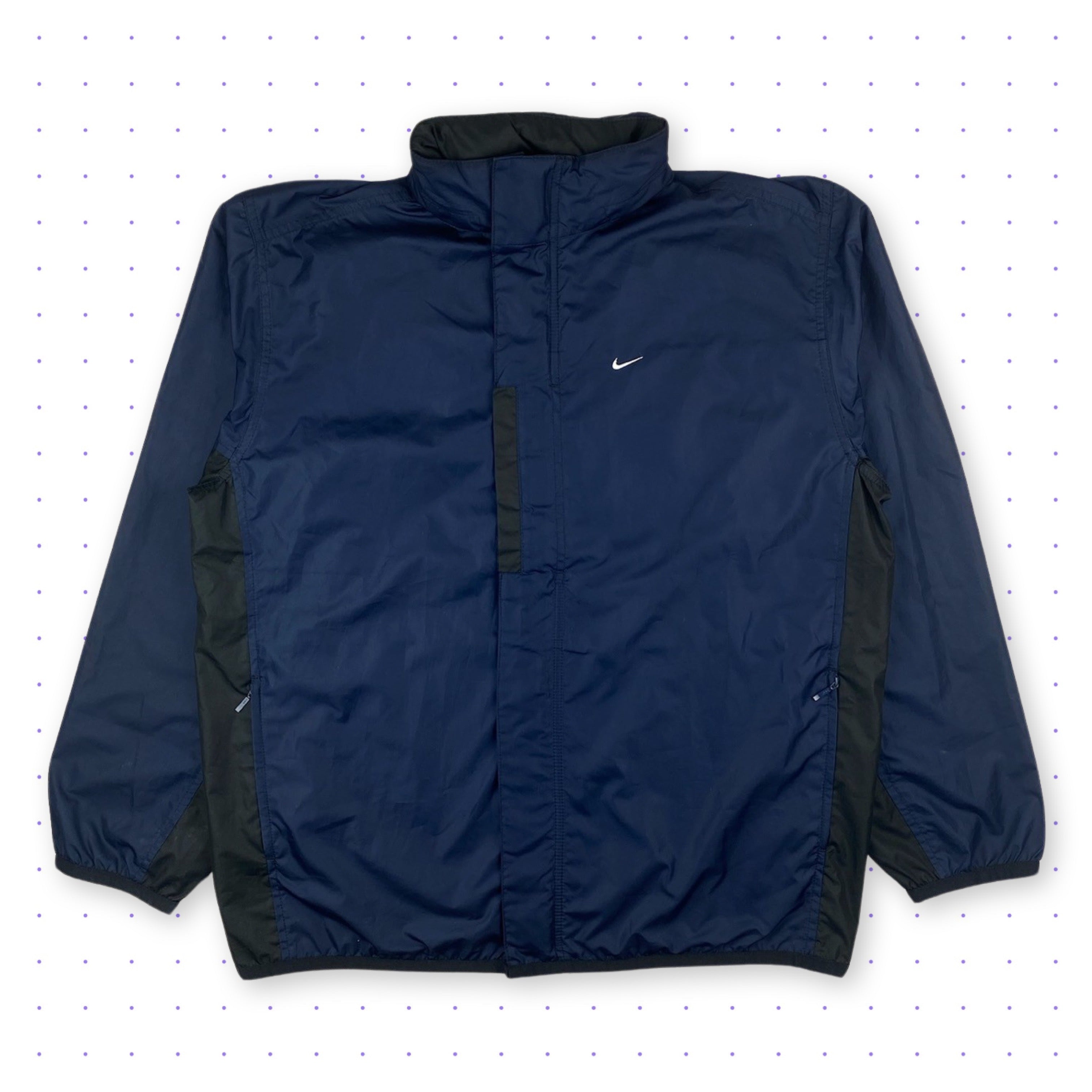 00s Nike Clima-Fit Ventilated Jacket Navy – welltosell