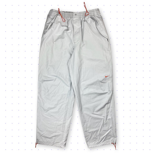 00s Nike Velcro Pocket Pants Pale Grey