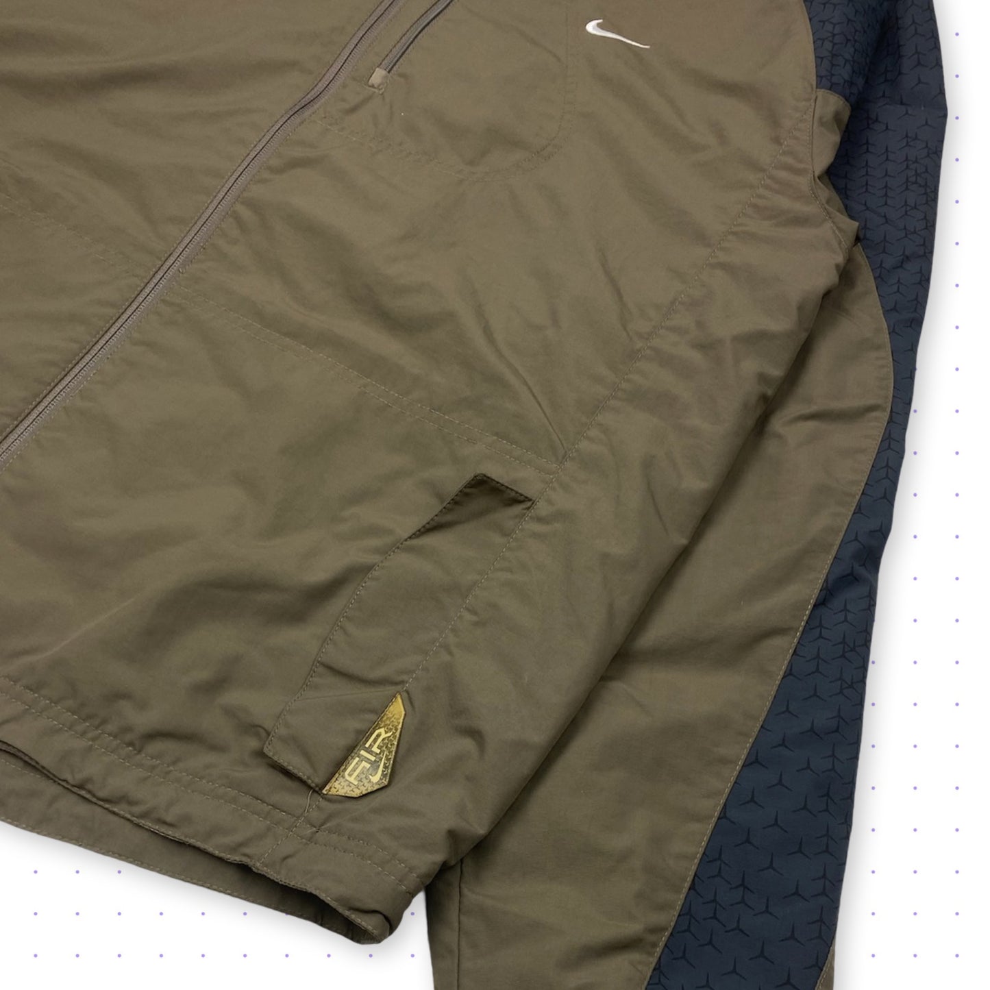 00s Nike Air Crowfeet Ventilated Jacket Khaki