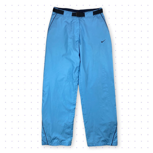 00s Nike Piped Trackpants Blue