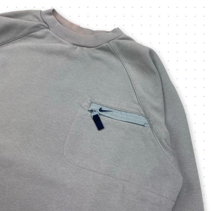 00s Nike Dot Orbit Sweater Grey