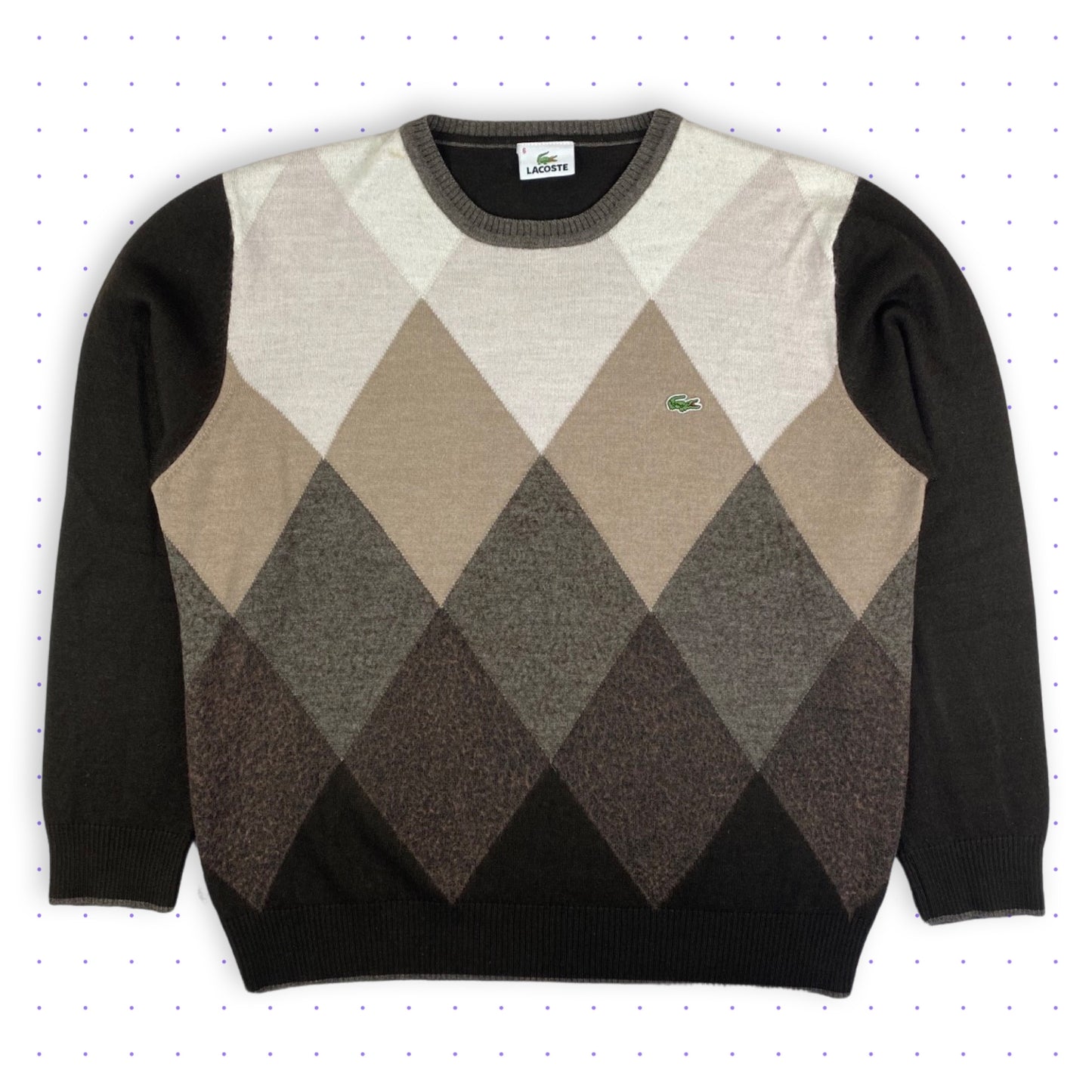 Lacoste Sweater Beige / Brown