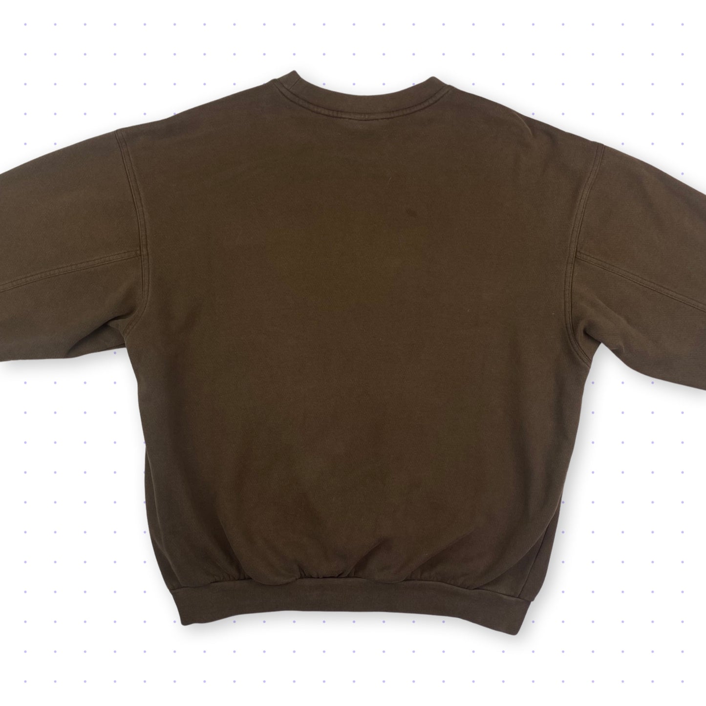 90s Nike Sweater Spellout Brown