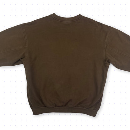 90s Nike Sweater Spellout Brown