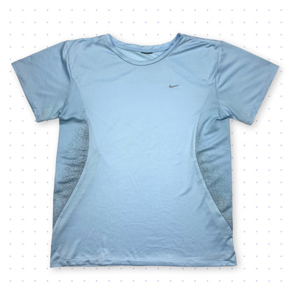 00s Nike Mesh T-Shirt Baby-blue