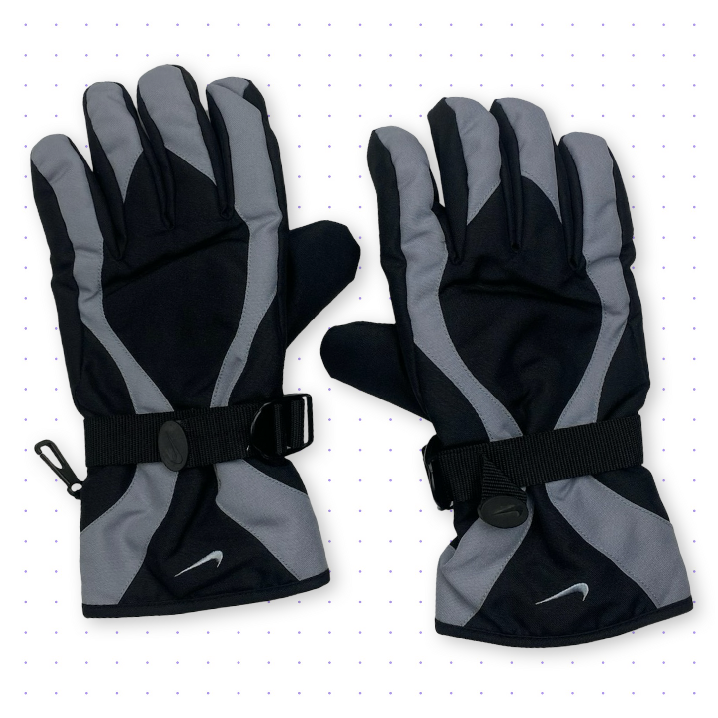 ´01 Nike Gloves Black/Grey