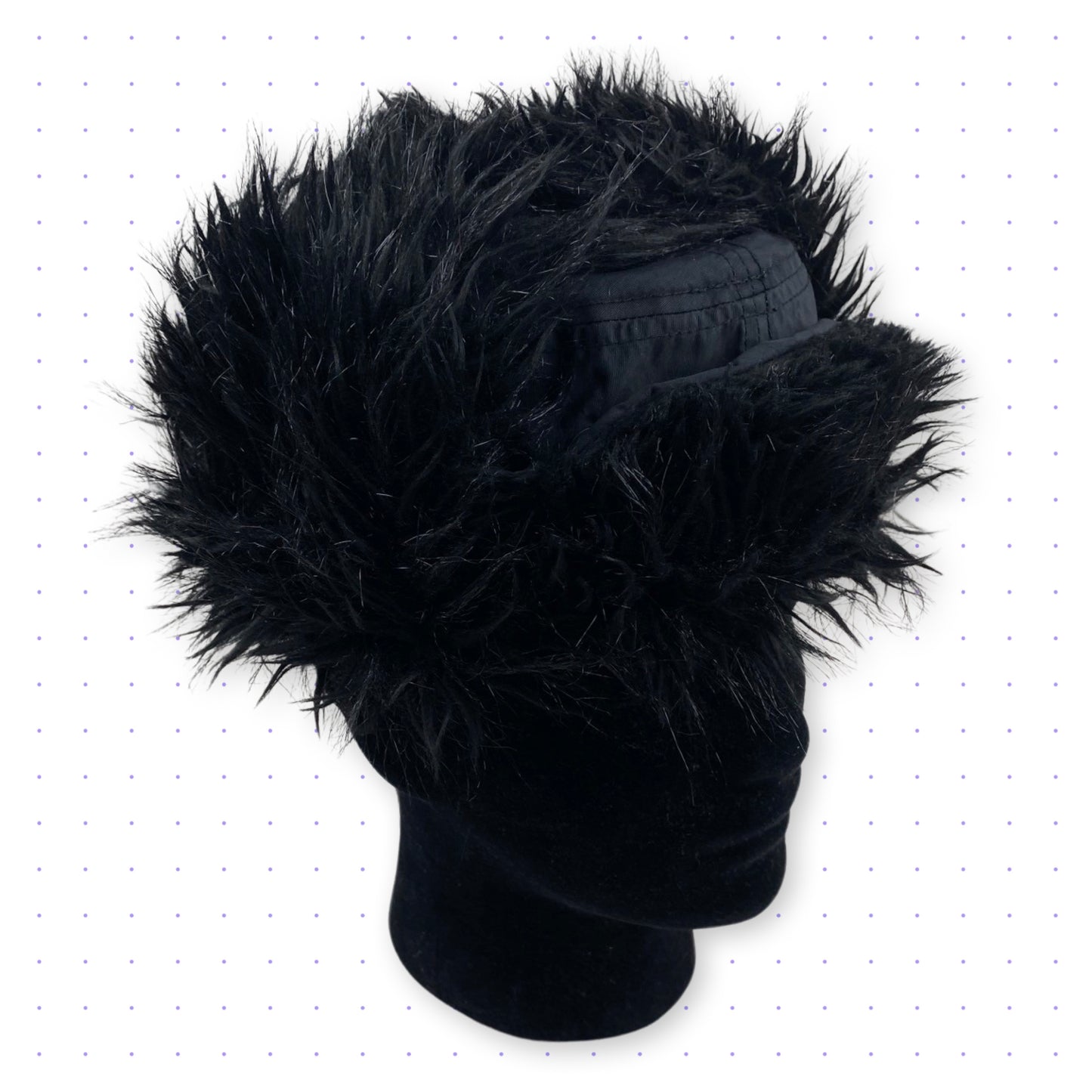 ´07 Nike ACG Trapper Hat/Ushanka Faux Fur Black