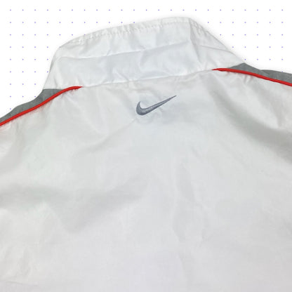 00s Nike Hex Fleece Lined Jacket White/Grey