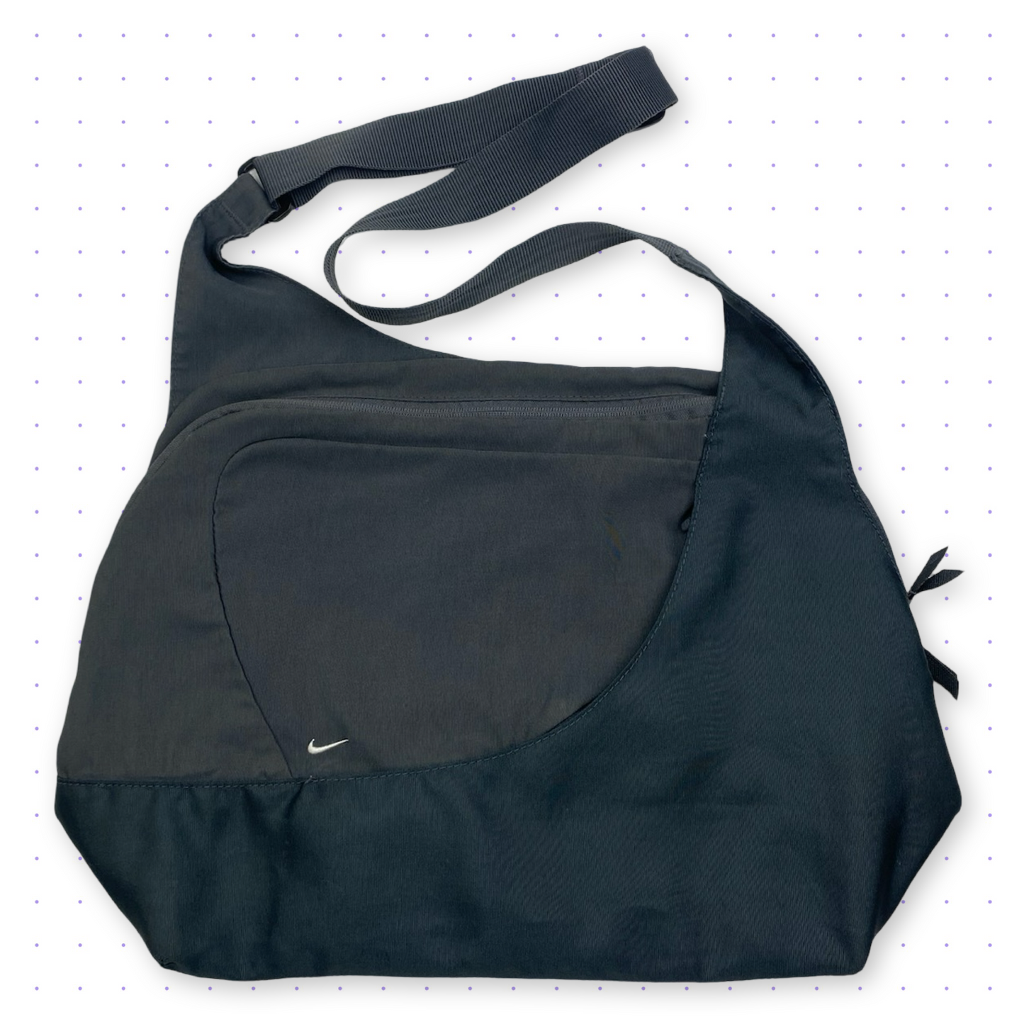 00s Nike Side Bag Black/Grey