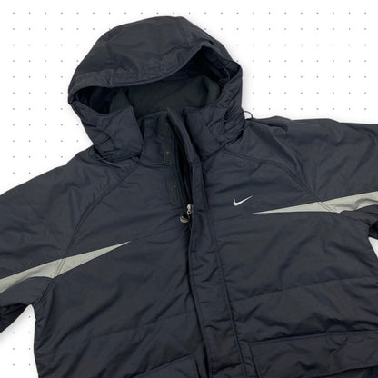 00s Nike Multi Pocket Backswoosh Jacket Grey