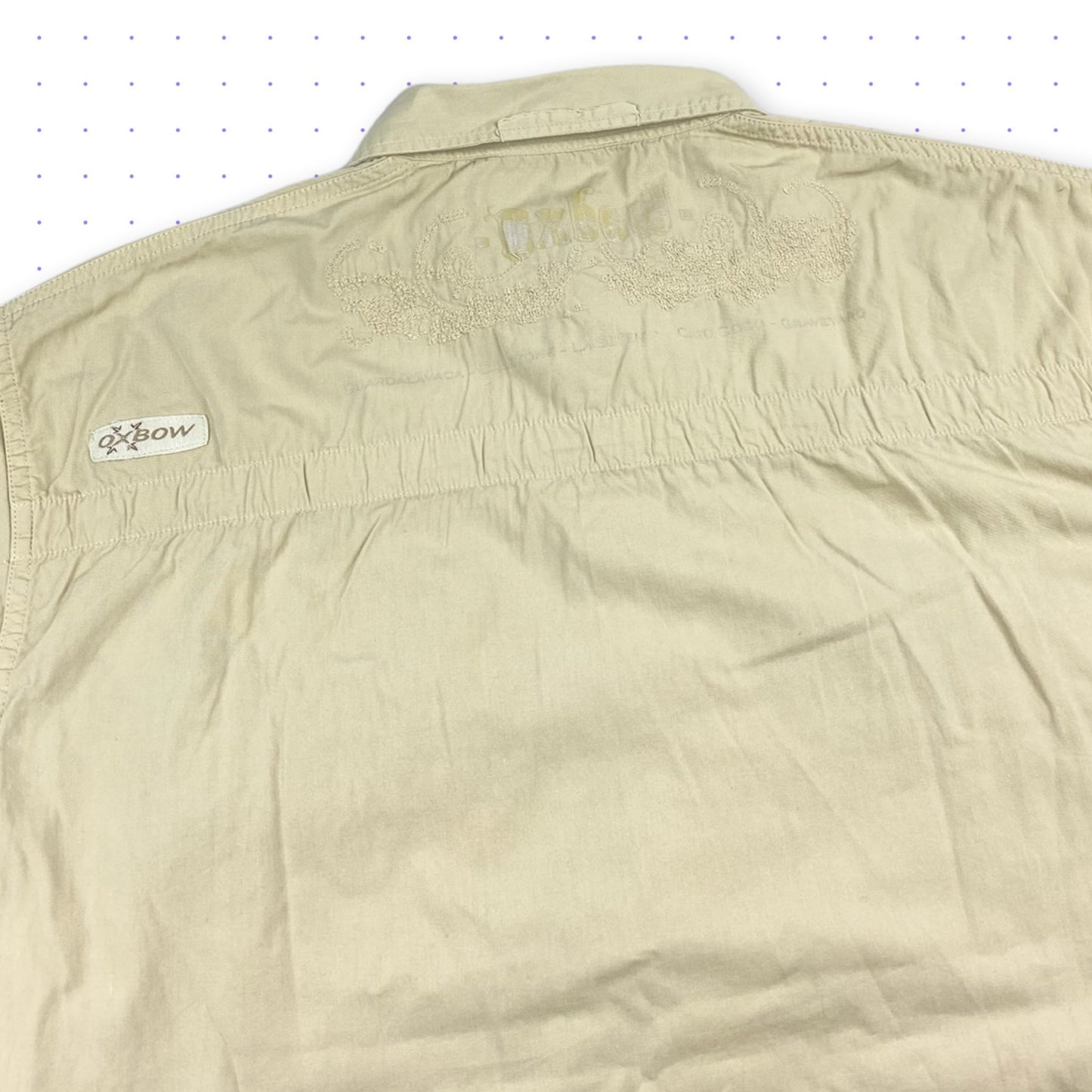 00s Oxbow Polo T-shirt Beige