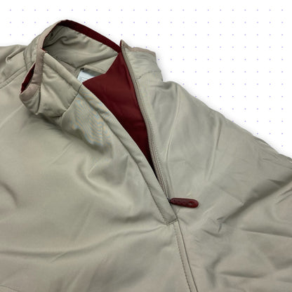 ‘01 Nike Asymmetrical Padded Jacket Grey/Burgundy