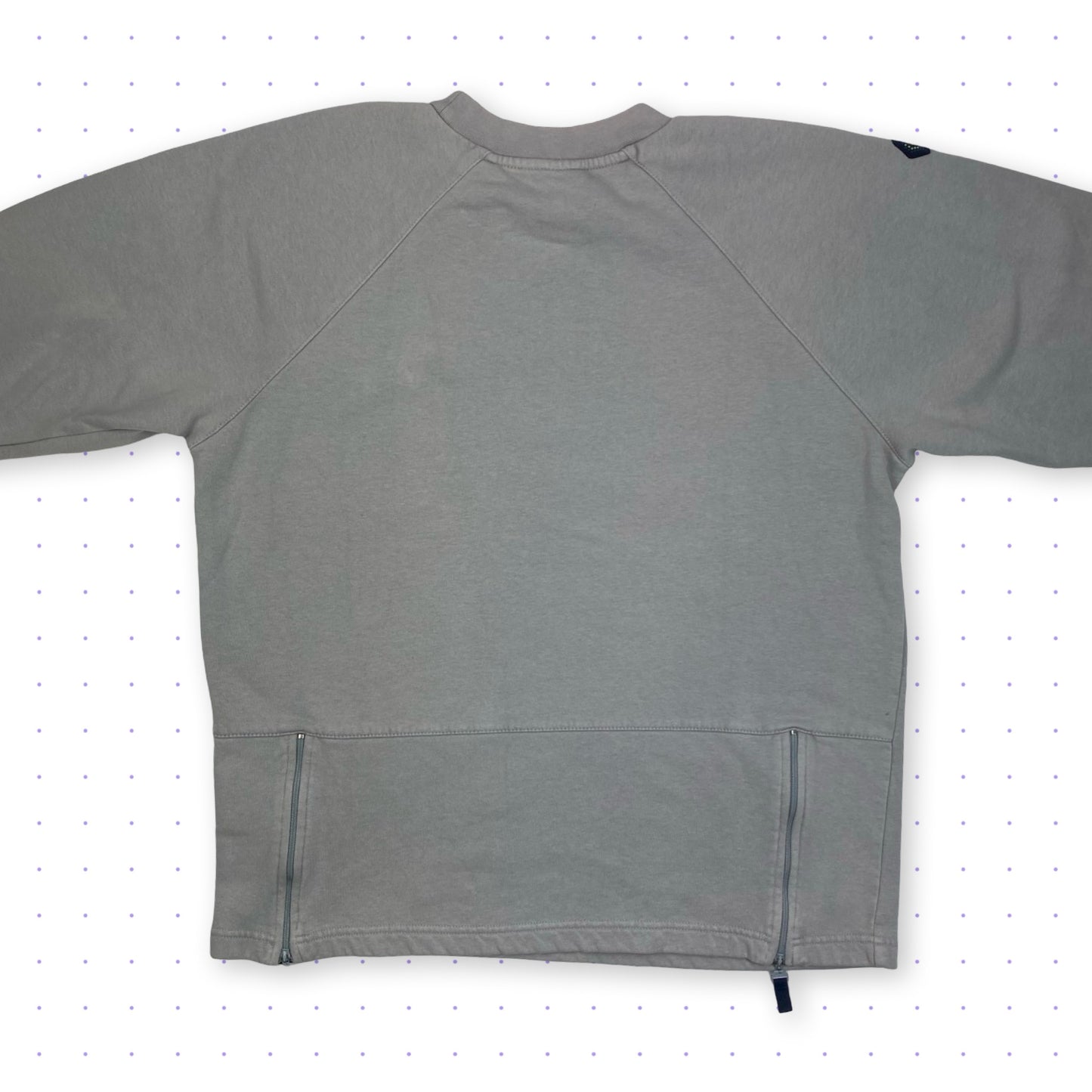 00s Nike Dot Orbit Sweater Grey