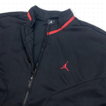 90s Nike Jordan Jogger Tracksuit Set Jacket/Pants Black