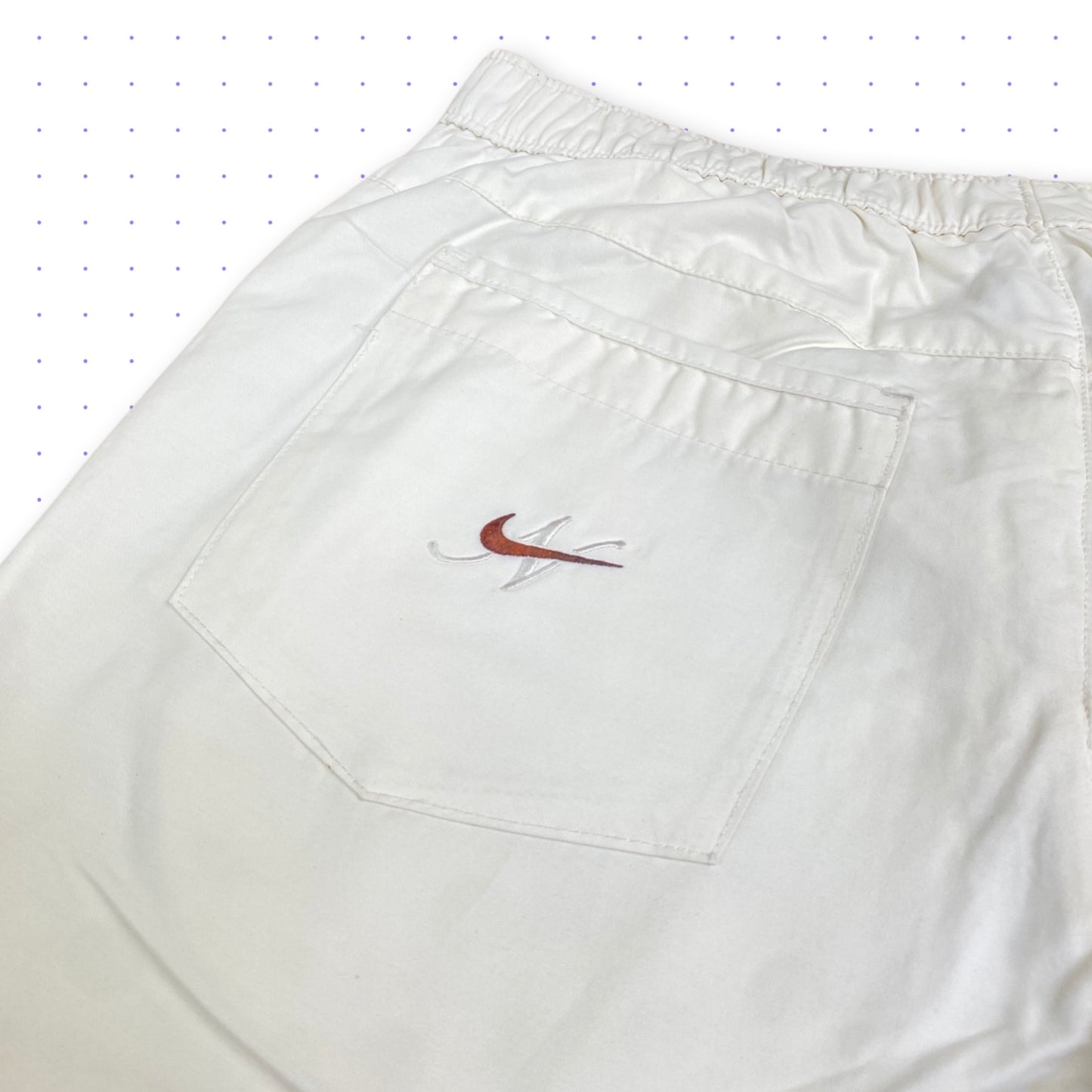 00s Nike Trackpants White