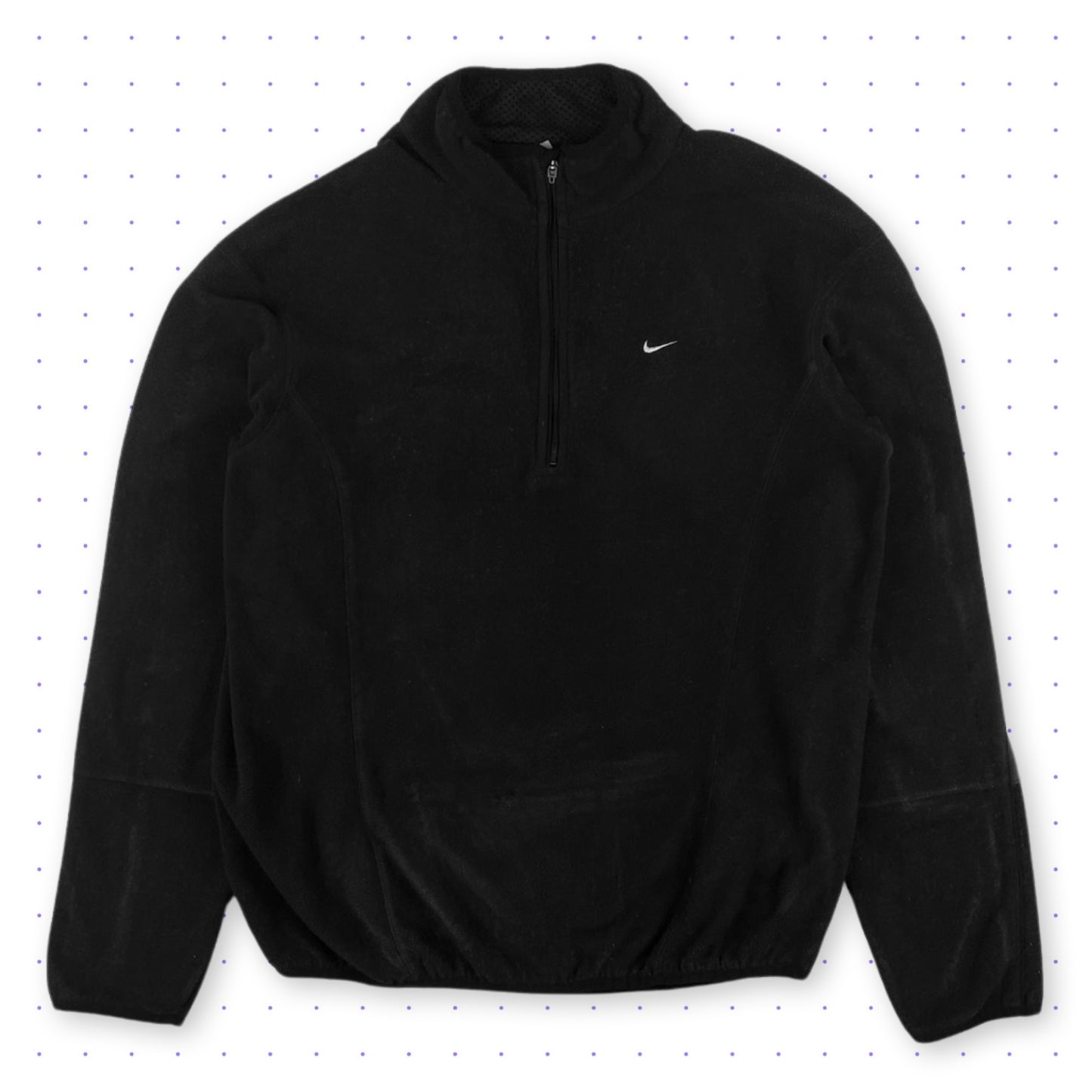 00s Nike Therma-Fit Fleece Zip Sweater Black