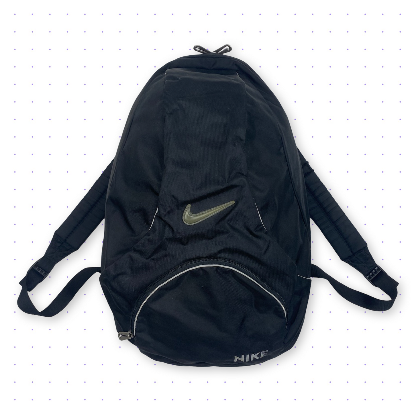 ‘99 Nike Reflective Rubber Swoosh Backpack Black