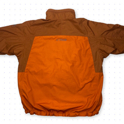 00s Nike 2in1 Reversible Ventilated Fleece Jacket Orange