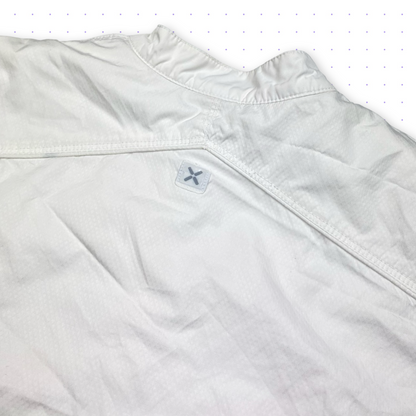 ´04 Nike Training Clima-Fit Fleece Lined Biker Jacket White