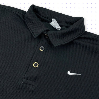 00s Nike Court Polo T-Shirt Black