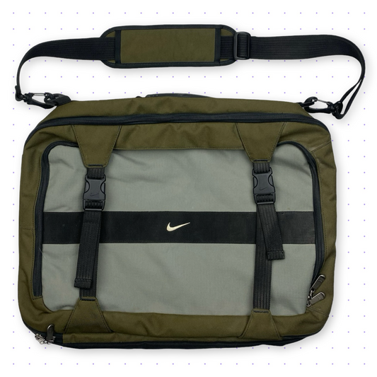 ´00 Nike 2in1 Travel Bag/Backpack Khaki Green