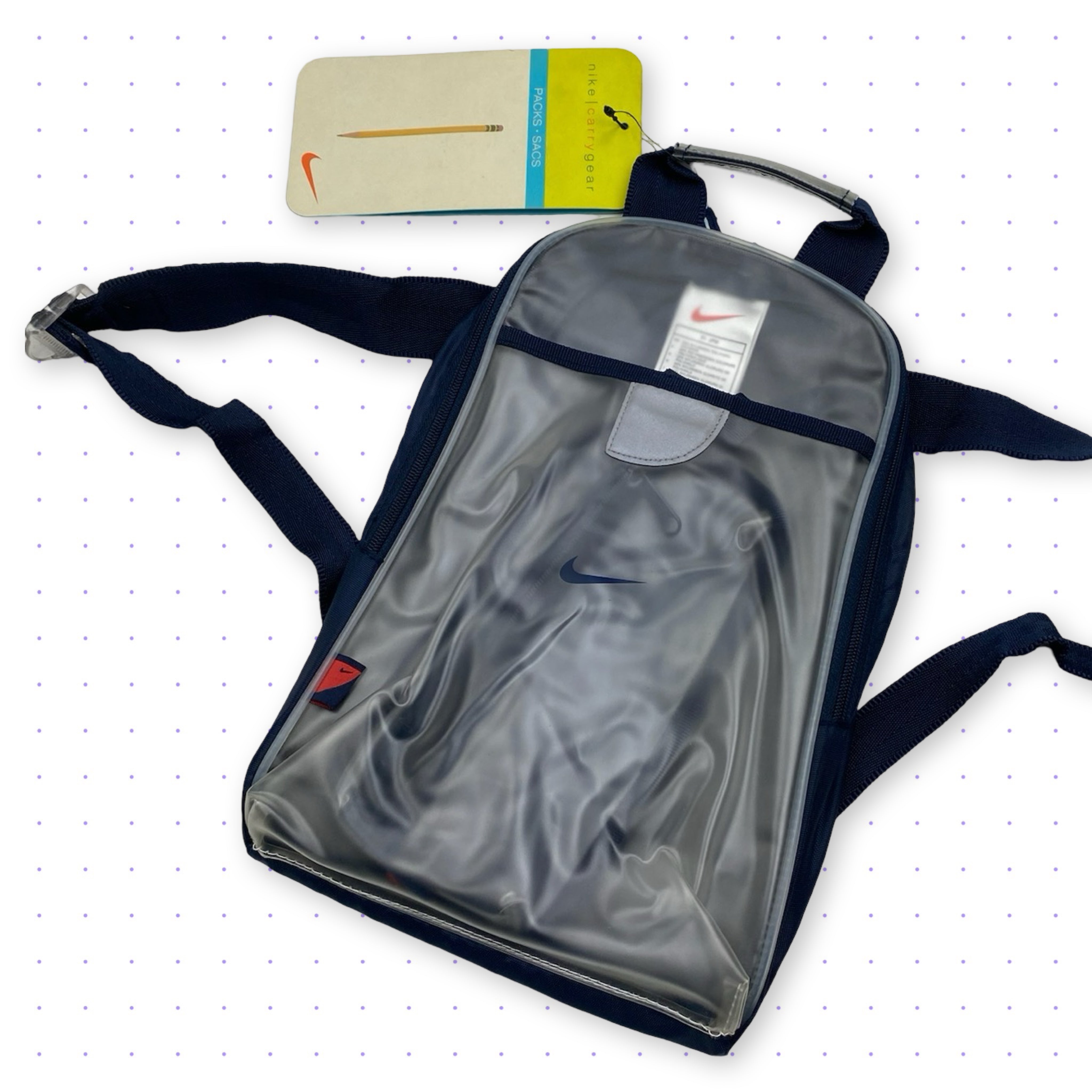 nike transparent backpack