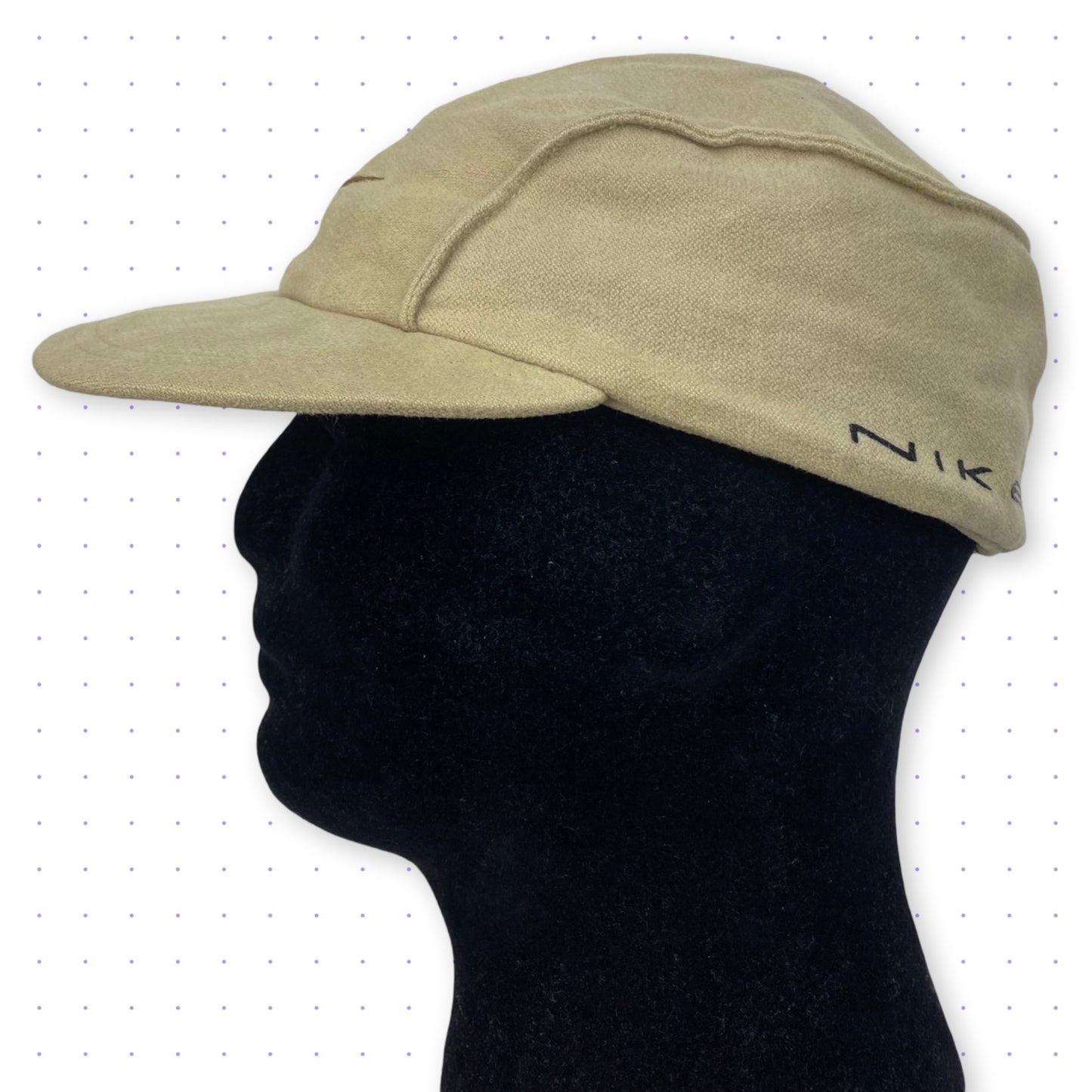 90s Nike 2in1 Cap Beige