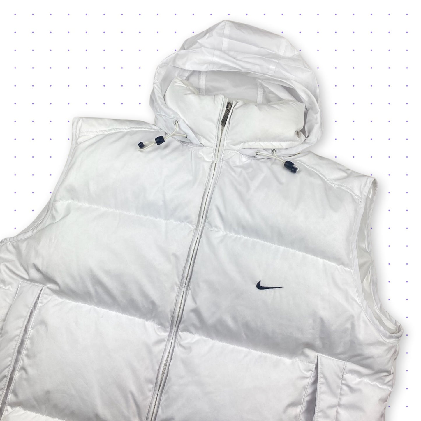 00s Nike Down Vest White