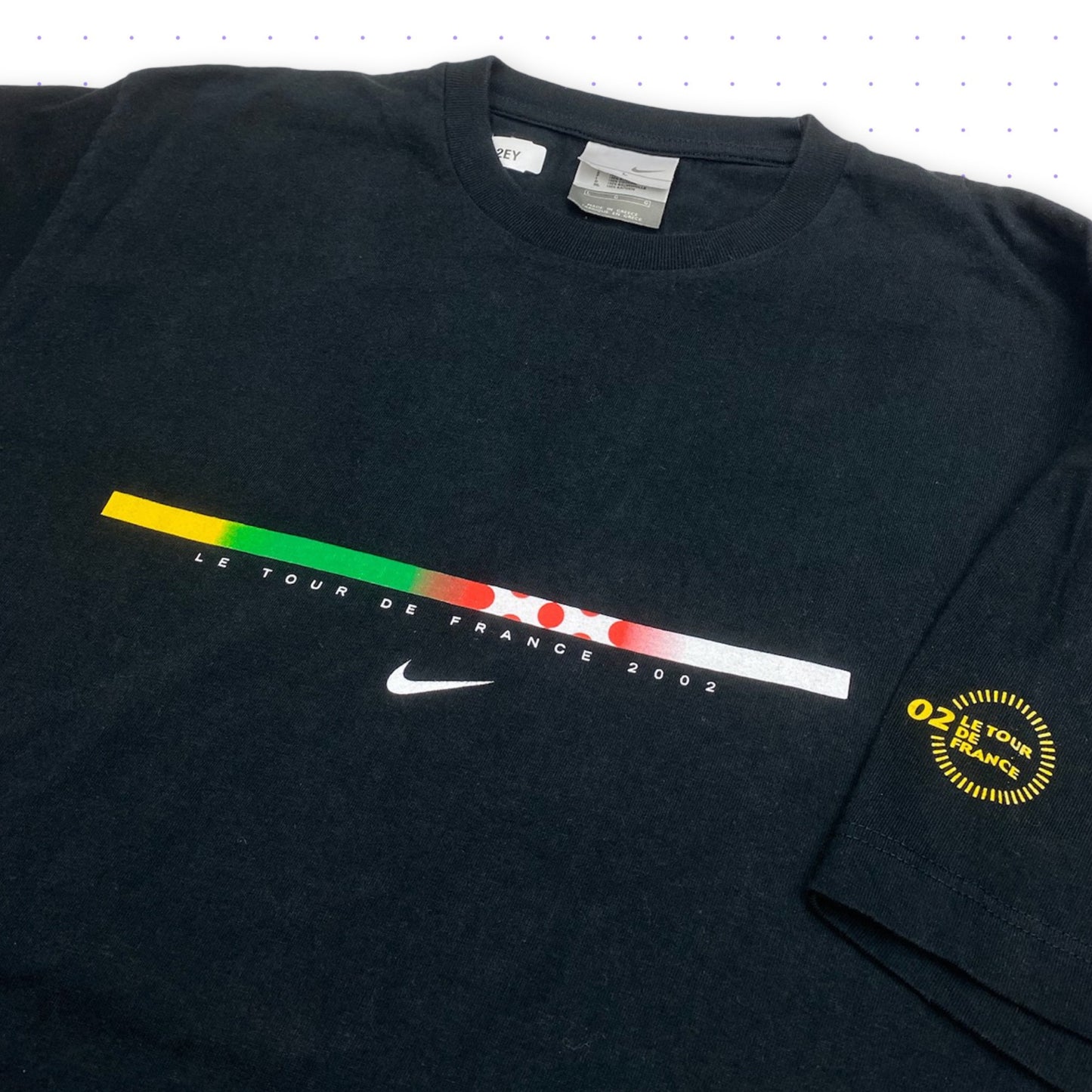 ‘02 Nike Tour De France Graphic T-Shirt Black