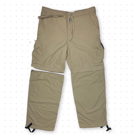 00s Nike ACG 2in1 Cargo Pants Shorts Beige