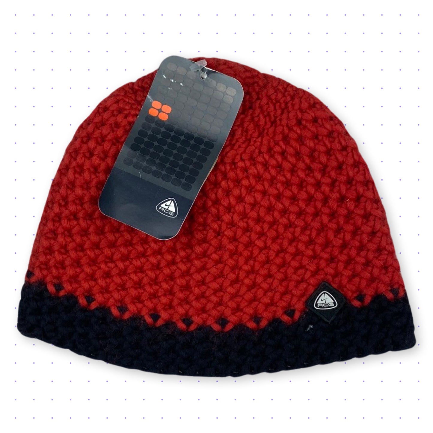 ´04 Nike ACG Merino Wool Knit Beanie Red