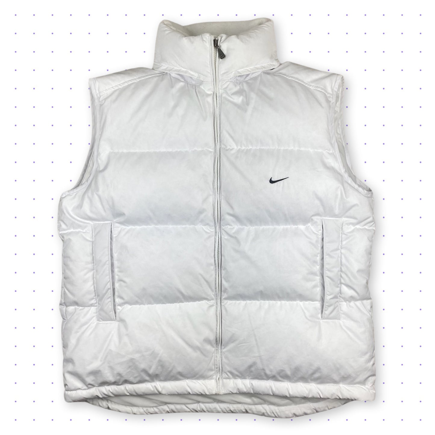 00s Nike Down Vest White