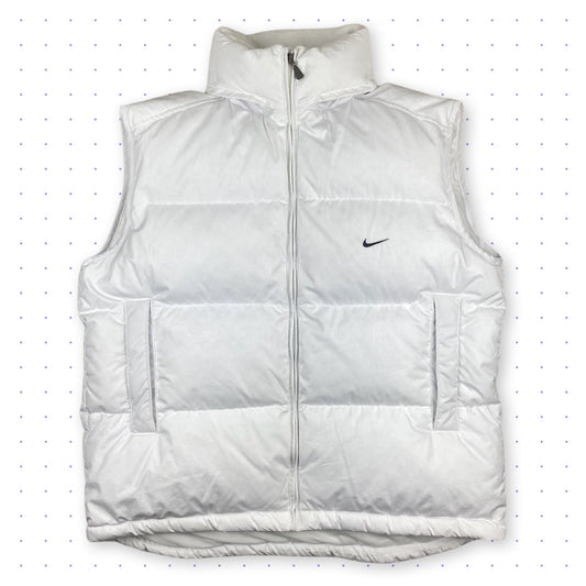 00s Nike Down Vest White