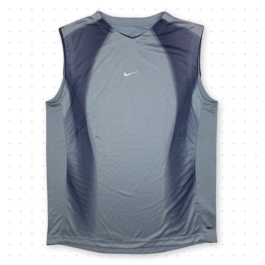 00s Nike Total90 Tank Top Shimmer Blue