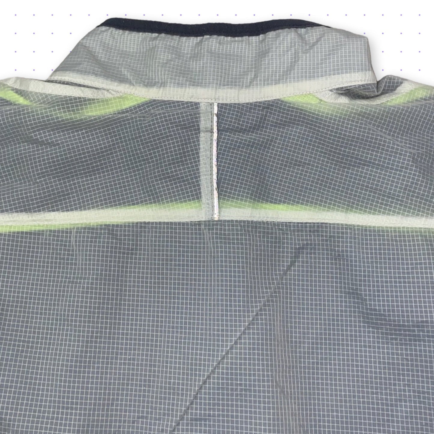 ‘05 Nike Clima-Fit Semi Transparent Layered Ventilated Jacket White/Grey