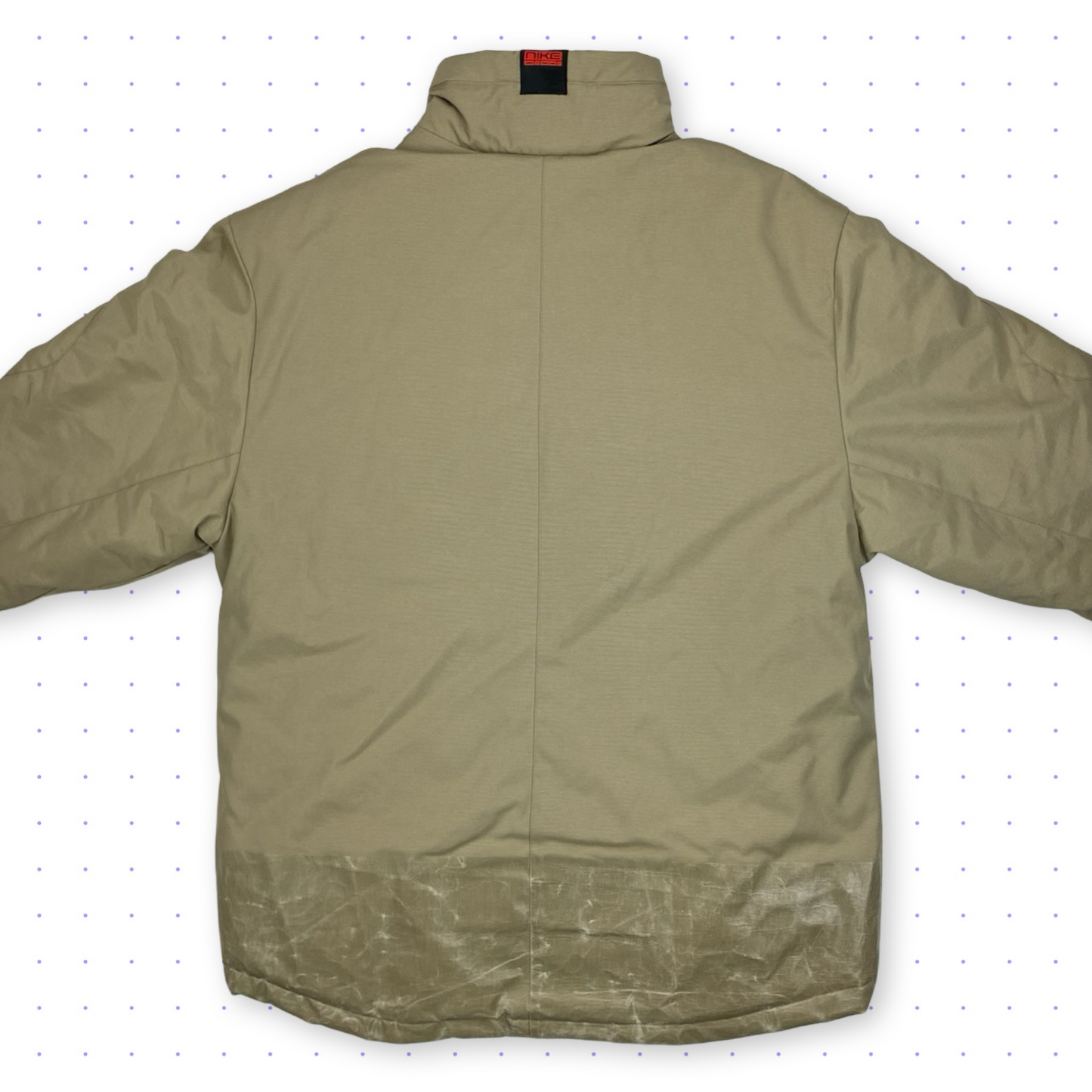 00s Nike Urban/Morse Code Heavy Cotton/Nylon Jacket