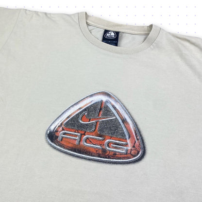 00s Nike ACG Realistic Graphic T-Shirt Beige