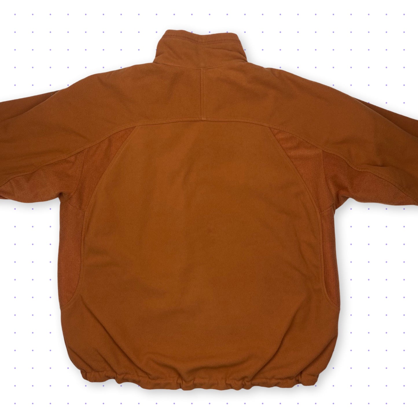 00s Nike 2in1 Reversible Ventilated Fleece Jacket Orange