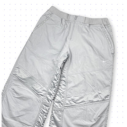 00s Nike Pants Cotton/Nylon Silver Grey