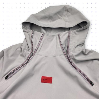 ´01 Nike Grid 2Way Half-Zip Jacket Grey